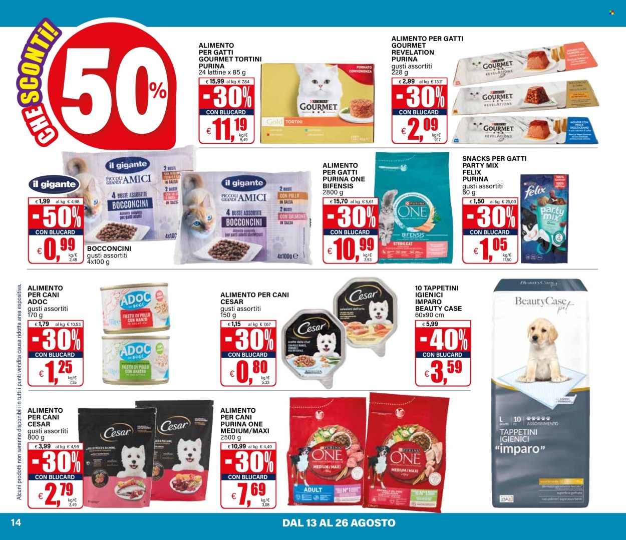 Volantino Il Gigante - 13/8/2026 - 26/8/2026. Pagina 14