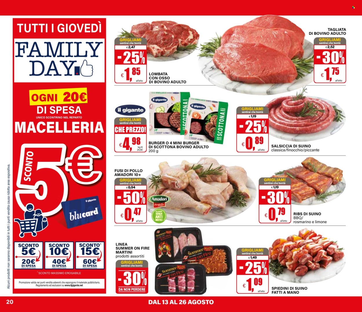 Volantino Il Gigante - 13/8/2026 - 26/8/2026. Pagina 20