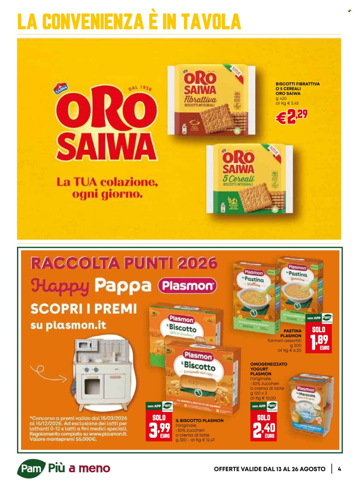Volantino Pam Panorama - 13/8/2026 - 26/8/2026. Pagina 4