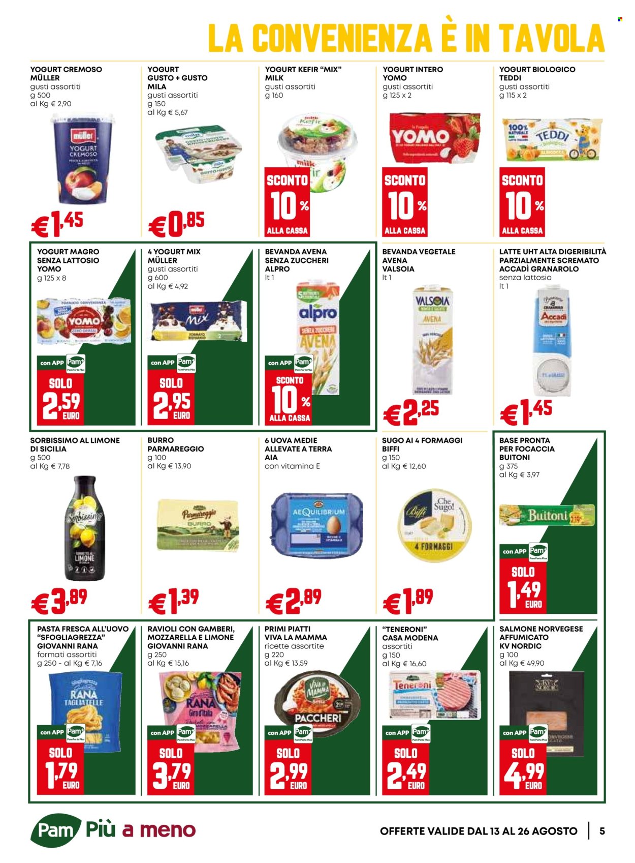 Volantino Pam Panorama - 13/8/2026 - 26/8/2026. Pagina 5