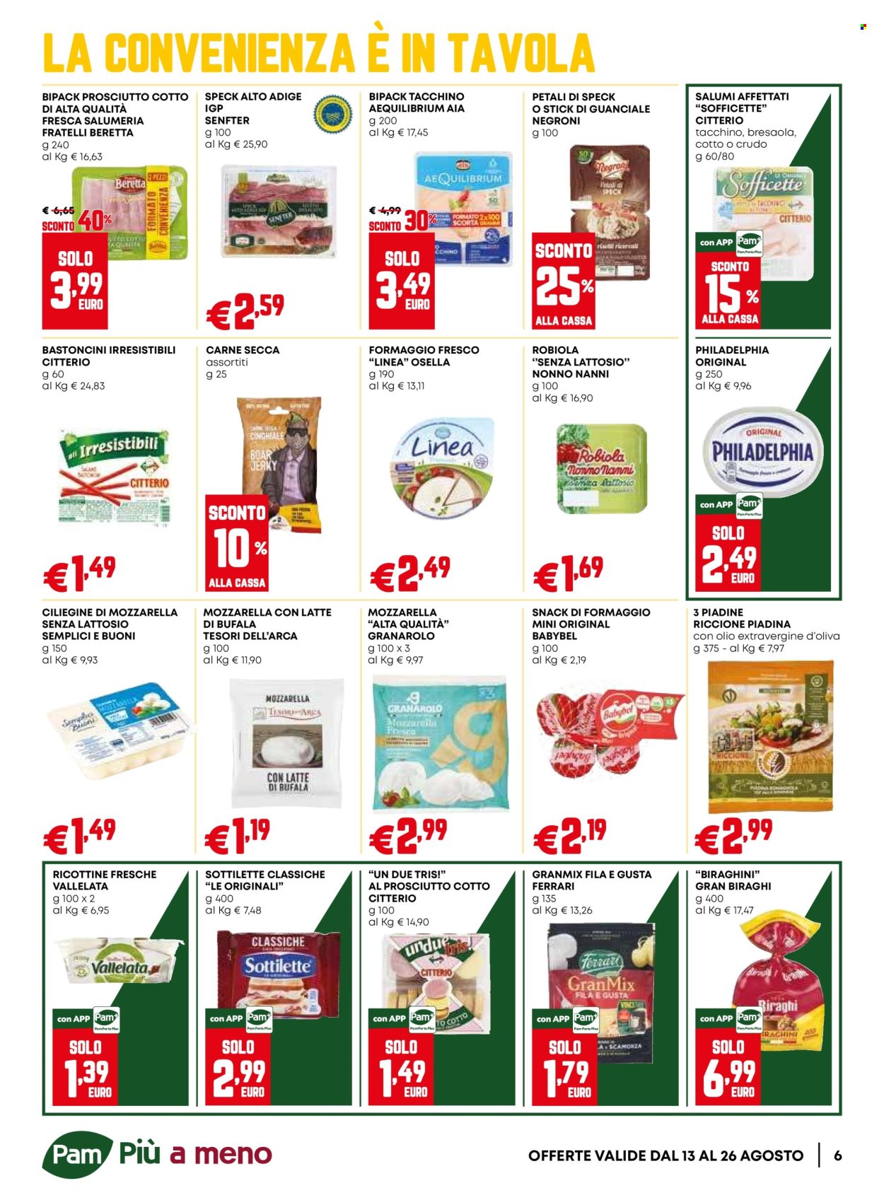 Volantino Pam Panorama - 13/8/2026 - 26/8/2026. Pagina 6