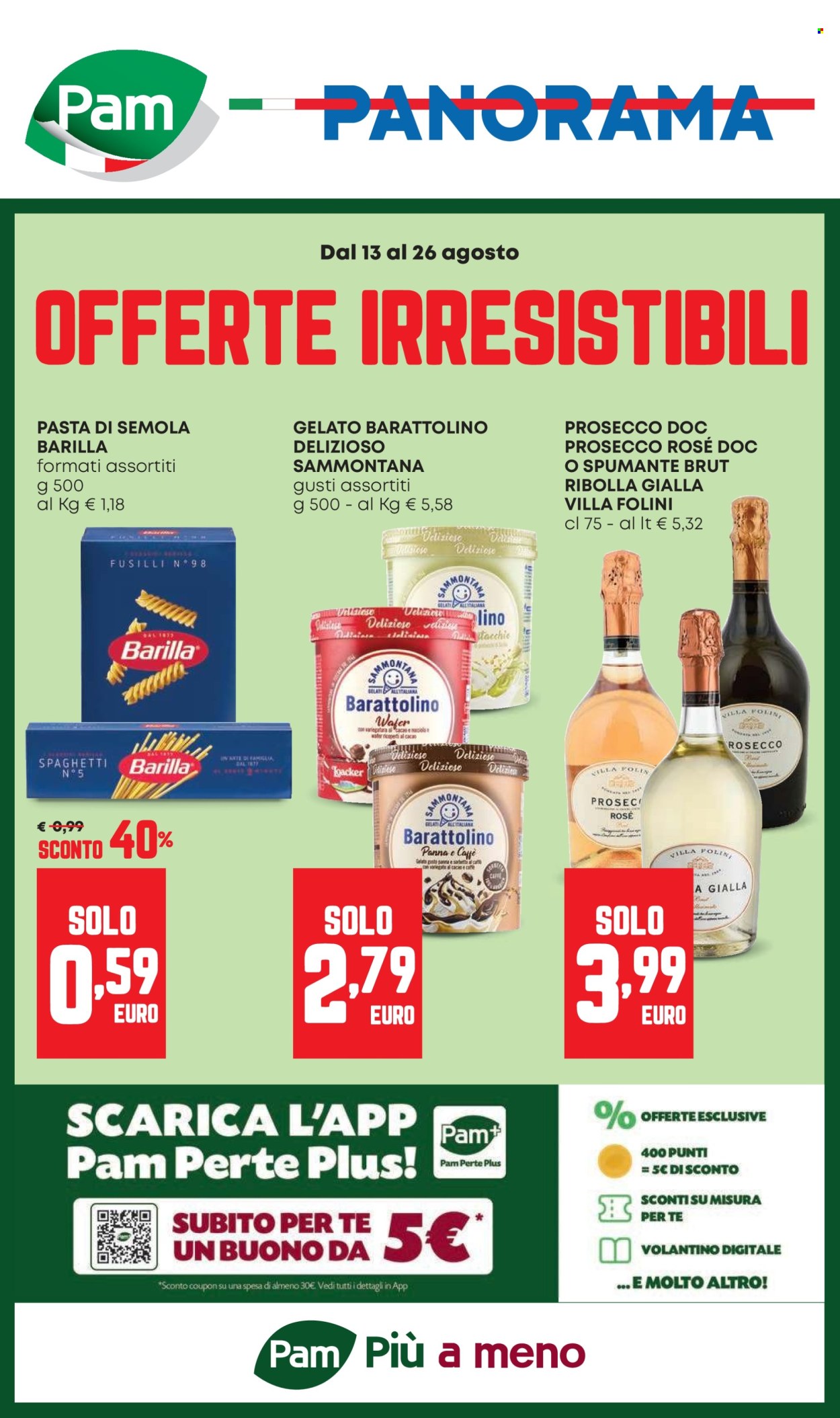 Volantino Pam Panorama - 13/8/2026 - 26/8/2026. Pagina 1