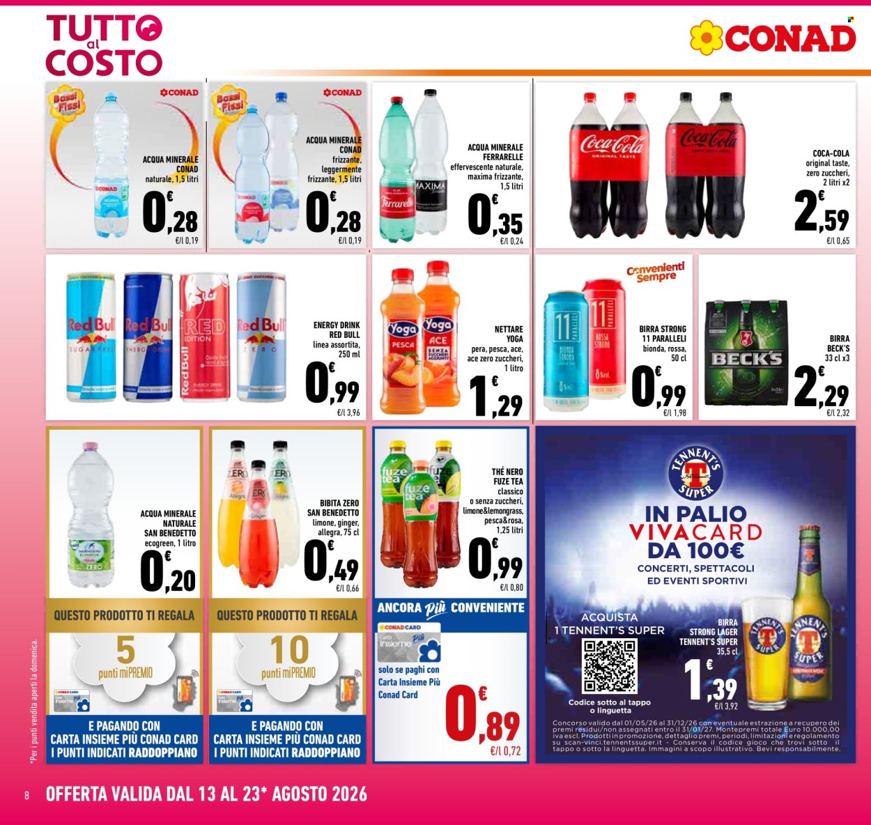 Volantino Conad - 13/8/2026 - 23/8/2026. Pagina 8