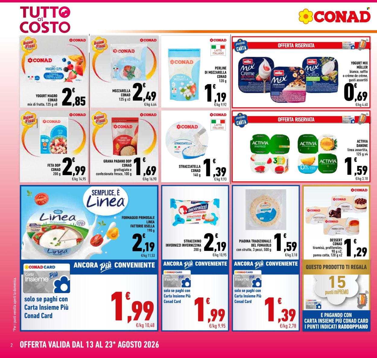 Volantino Conad - 13/8/2026 - 23/8/2026. Pagina 2