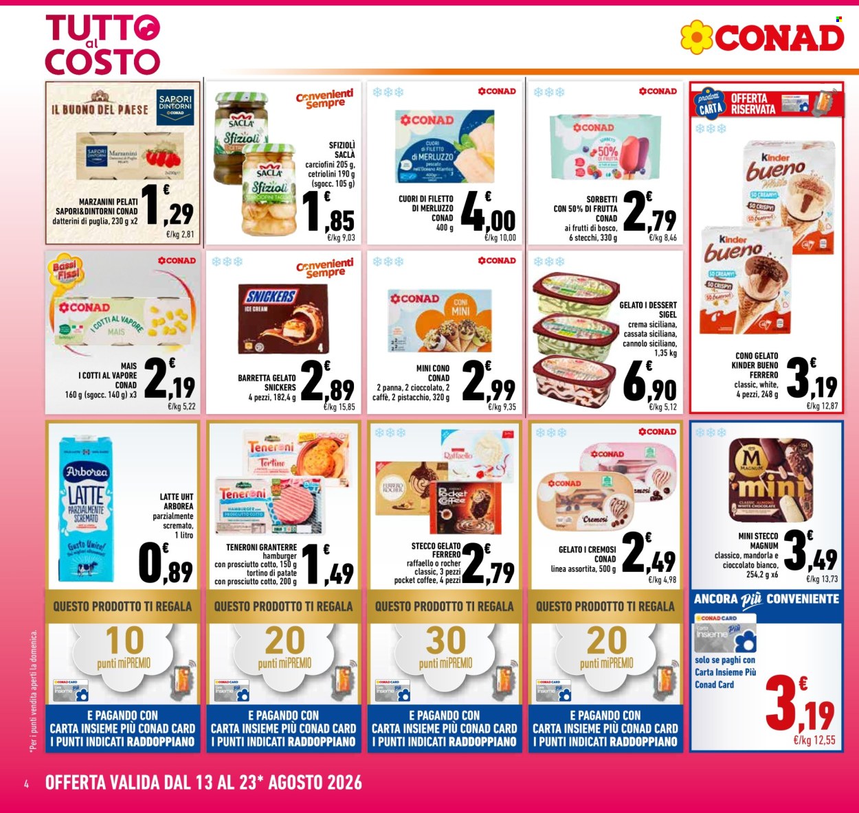 Volantino Conad - 13/8/2026 - 23/8/2026. Pagina 4