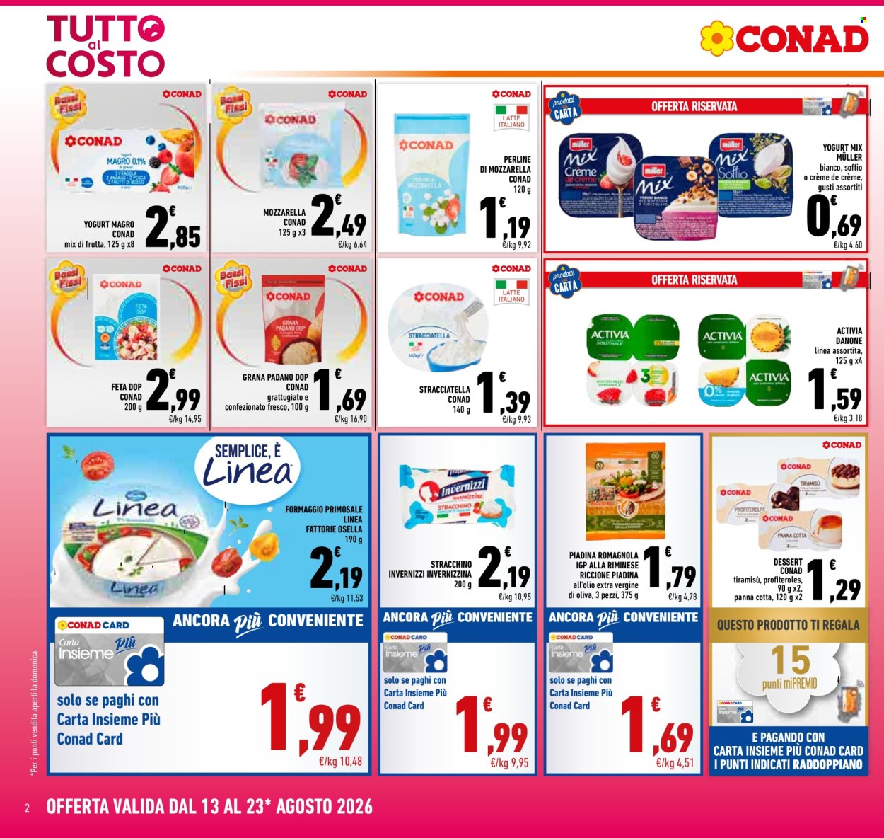 Volantino Conad - 13/8/2026 - 23/8/2026. Pagina 2
