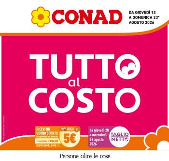 Volantino Conad - 13/8/2026 - 23/8/2026.