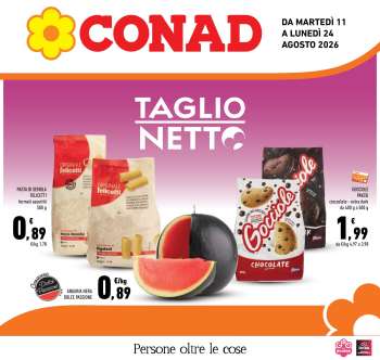 Volantino Conad - 11/8/2026 - 24/8/2026.
