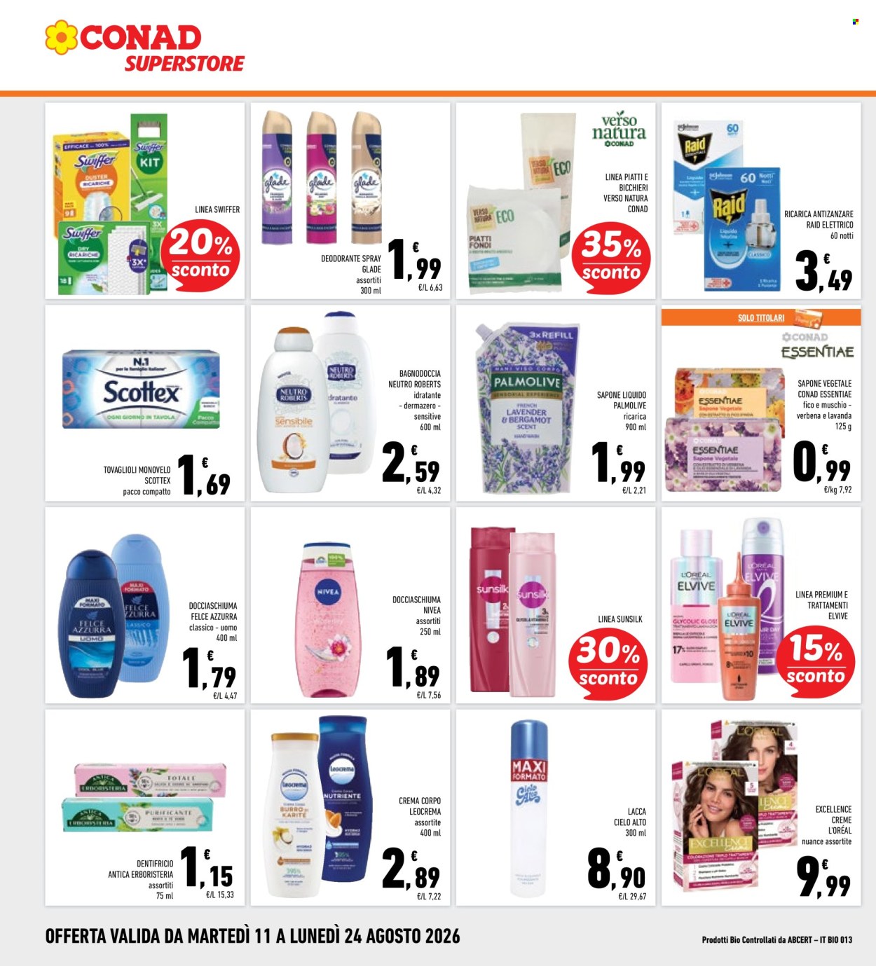 Volantino Conad Superstore - 11/8/2026 - 24/8/2026. Pagina 24