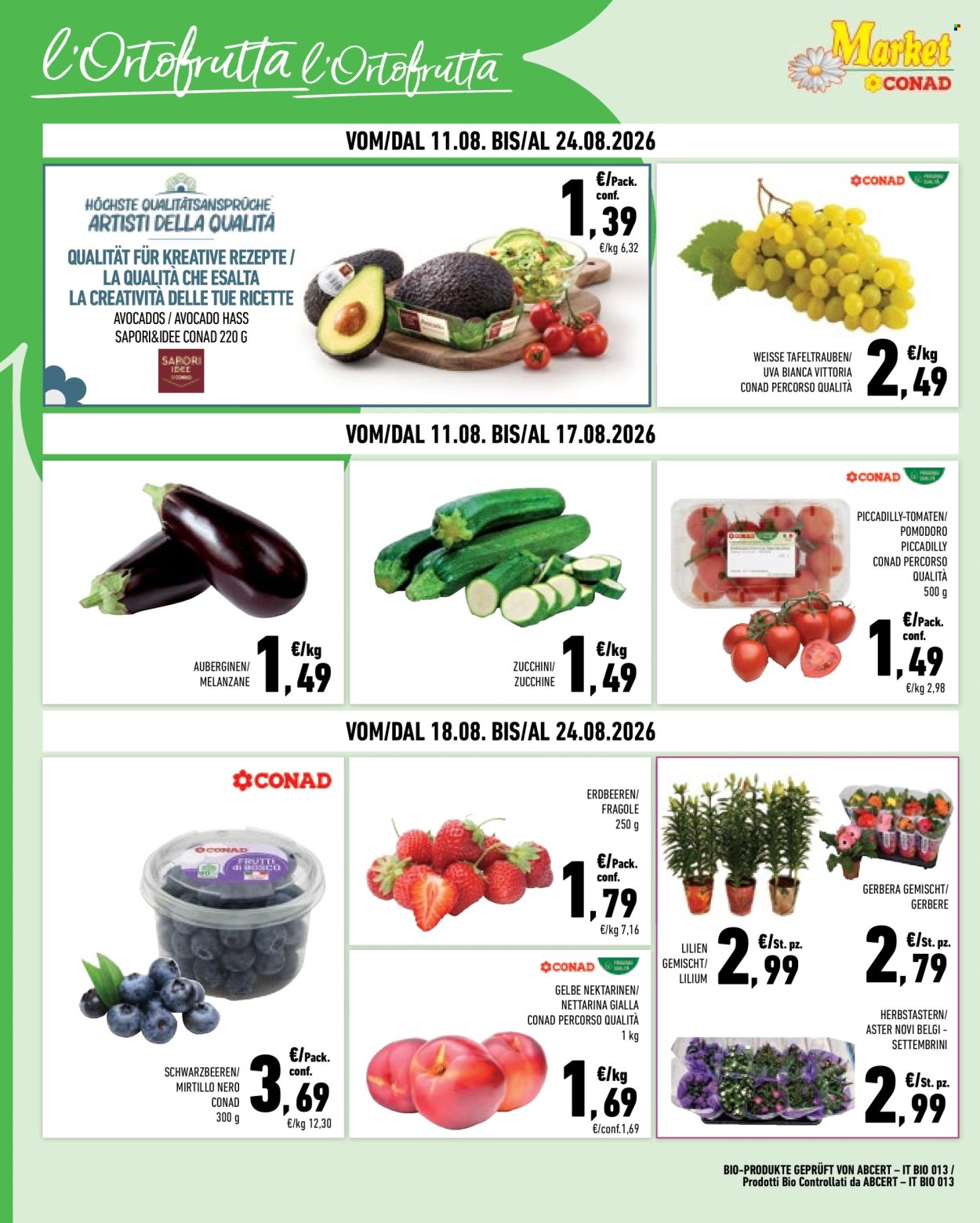 Volantino Market Conad - 11/8/2026 - 24/8/2026. Pagina 2