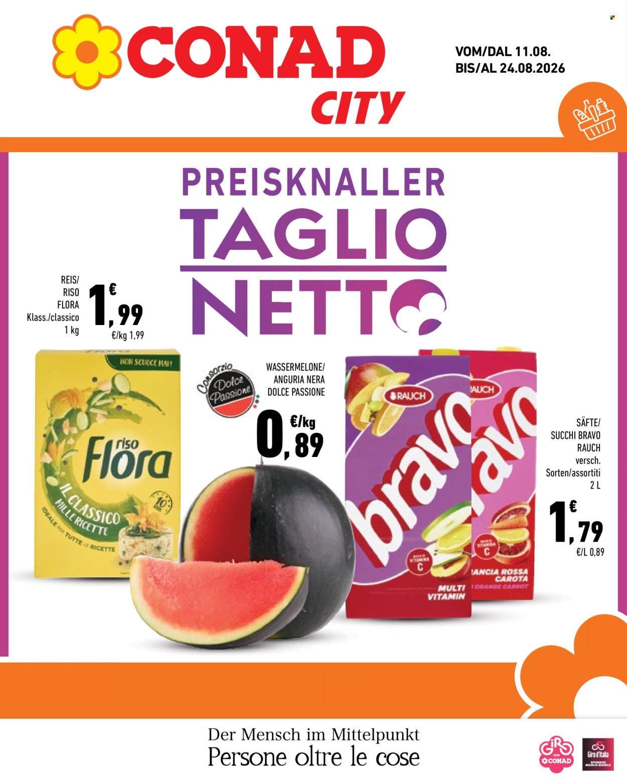 Volantino Conad City - 11/8/2026 - 24/8/2026. Pagina 1