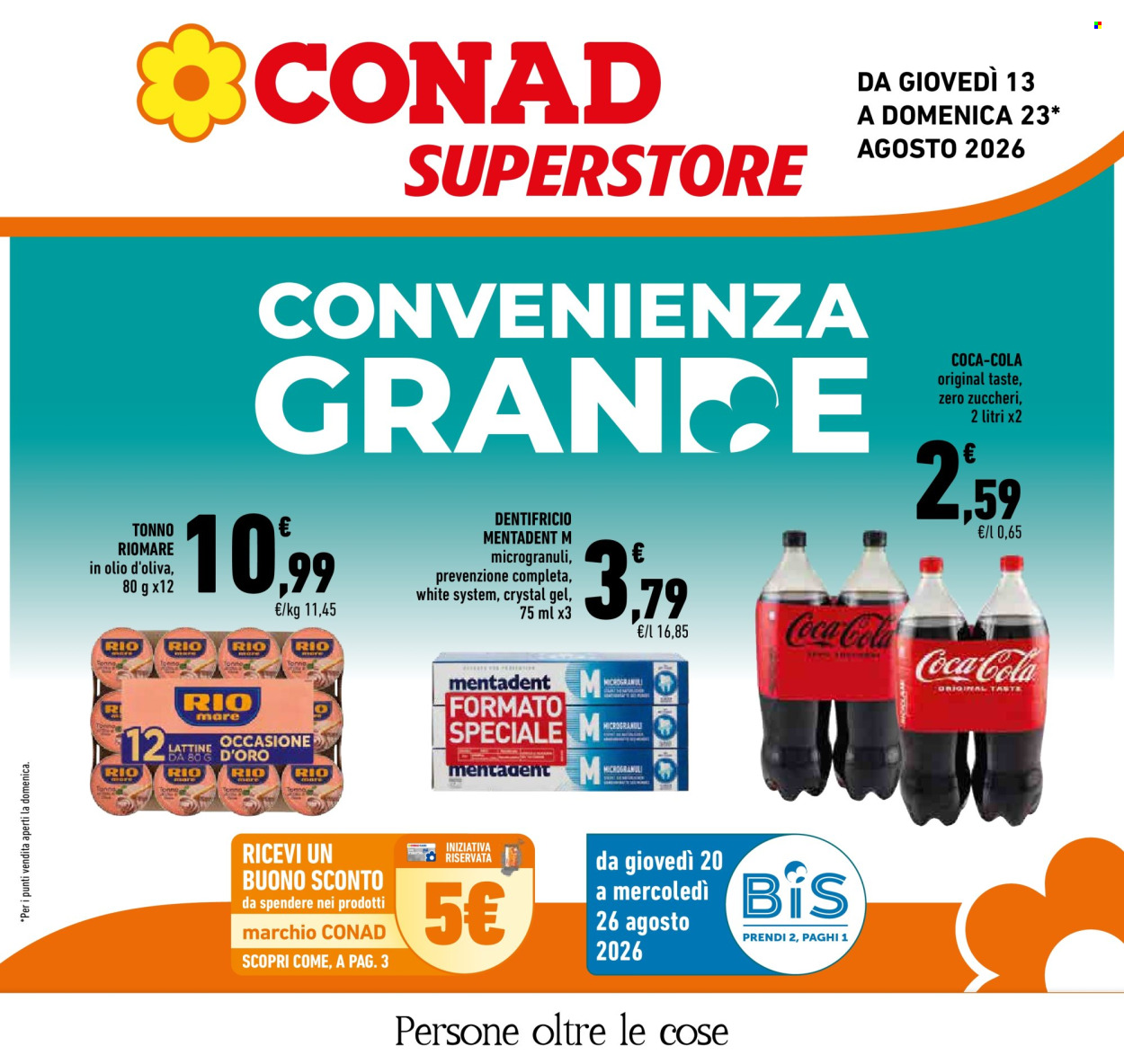 Volantino Conad Superstore - 13/8/2026 - 23/8/2026. Pagina 1