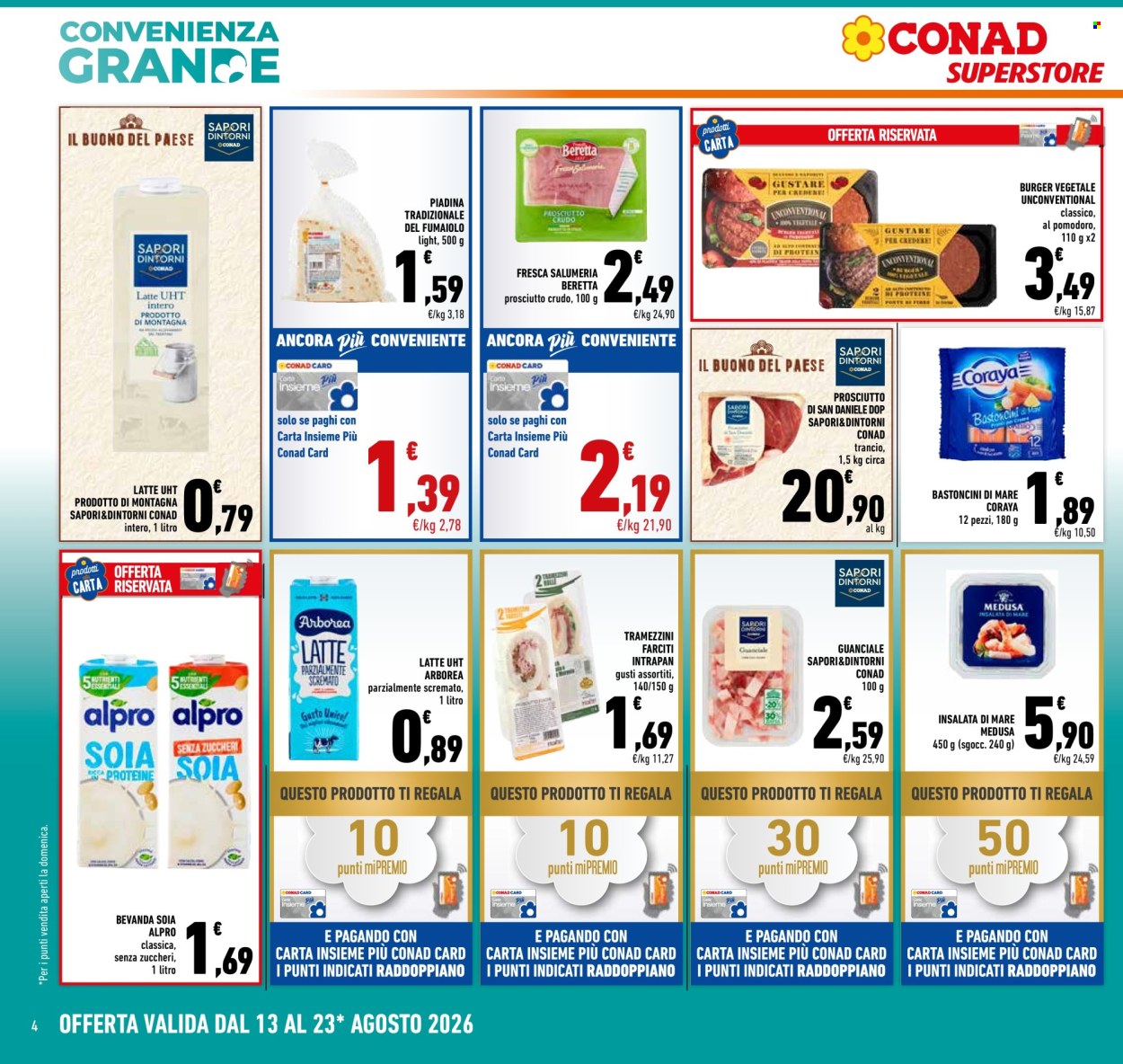 Volantino Conad Superstore - 13/8/2026 - 23/8/2026. Pagina 4