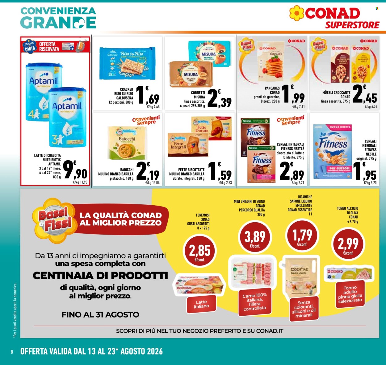 Volantino Conad Superstore - 13/8/2026 - 23/8/2026. Pagina 8