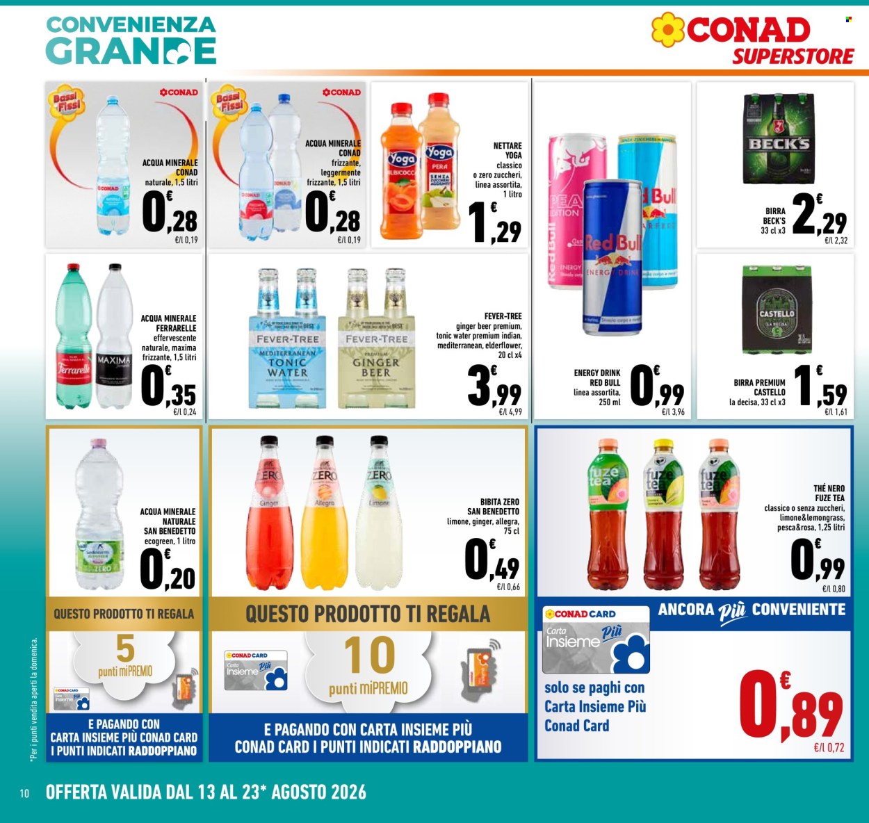 Volantino Conad Superstore - 13/8/2026 - 23/8/2026. Pagina 10