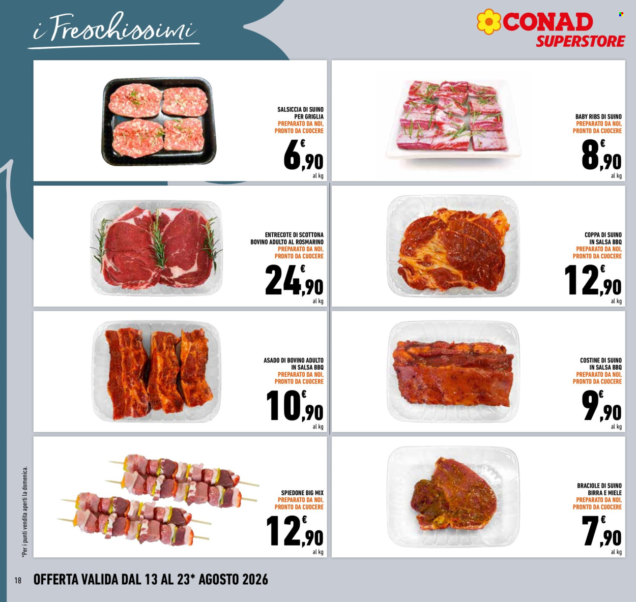 Volantino Conad Superstore - 13/8/2026 - 23/8/2026. Pagina 18