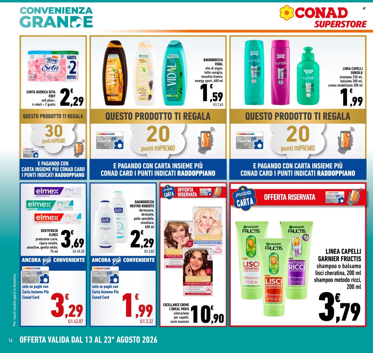 Volantino Conad Superstore - 13/8/2026 - 23/8/2026. Pagina 16