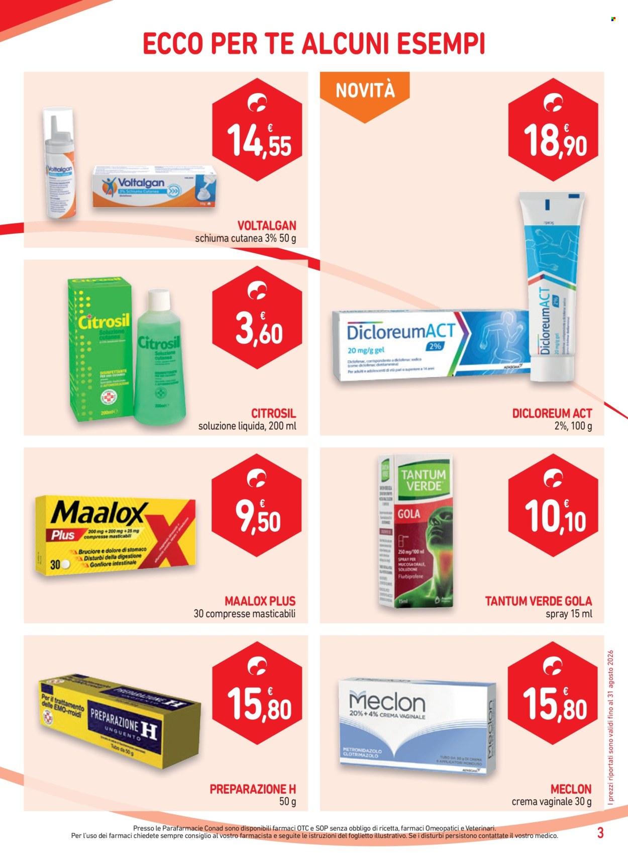Leták Conad - 13.8.2026 - 31.8.2026. Strana 3