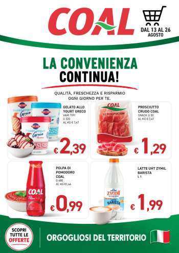 Volantino COAL - 13/8/2026 - 26/8/2026.