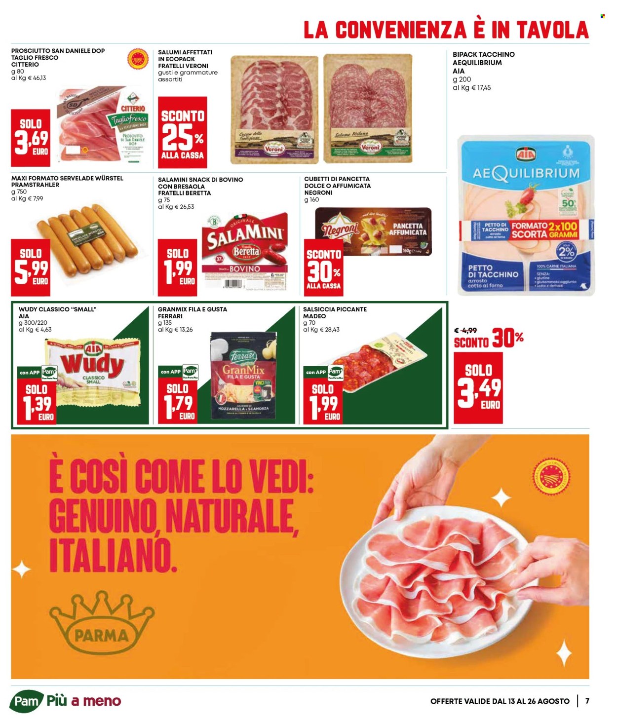 Volantino Pam Panorama - 13/8/2026 - 26/8/2026. Pagina 7