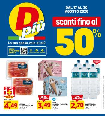 Volantino Dpiù - 17/8/2026 - 30/8/2026.