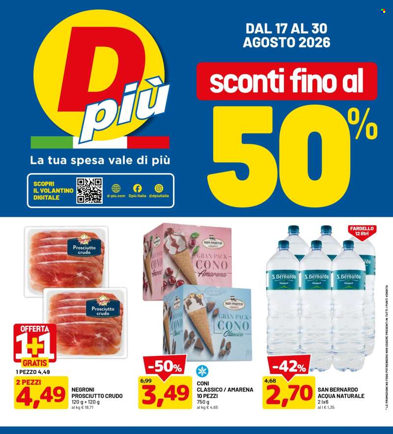 Volantino Dpiù - 17/8/2026 - 30/8/2026.