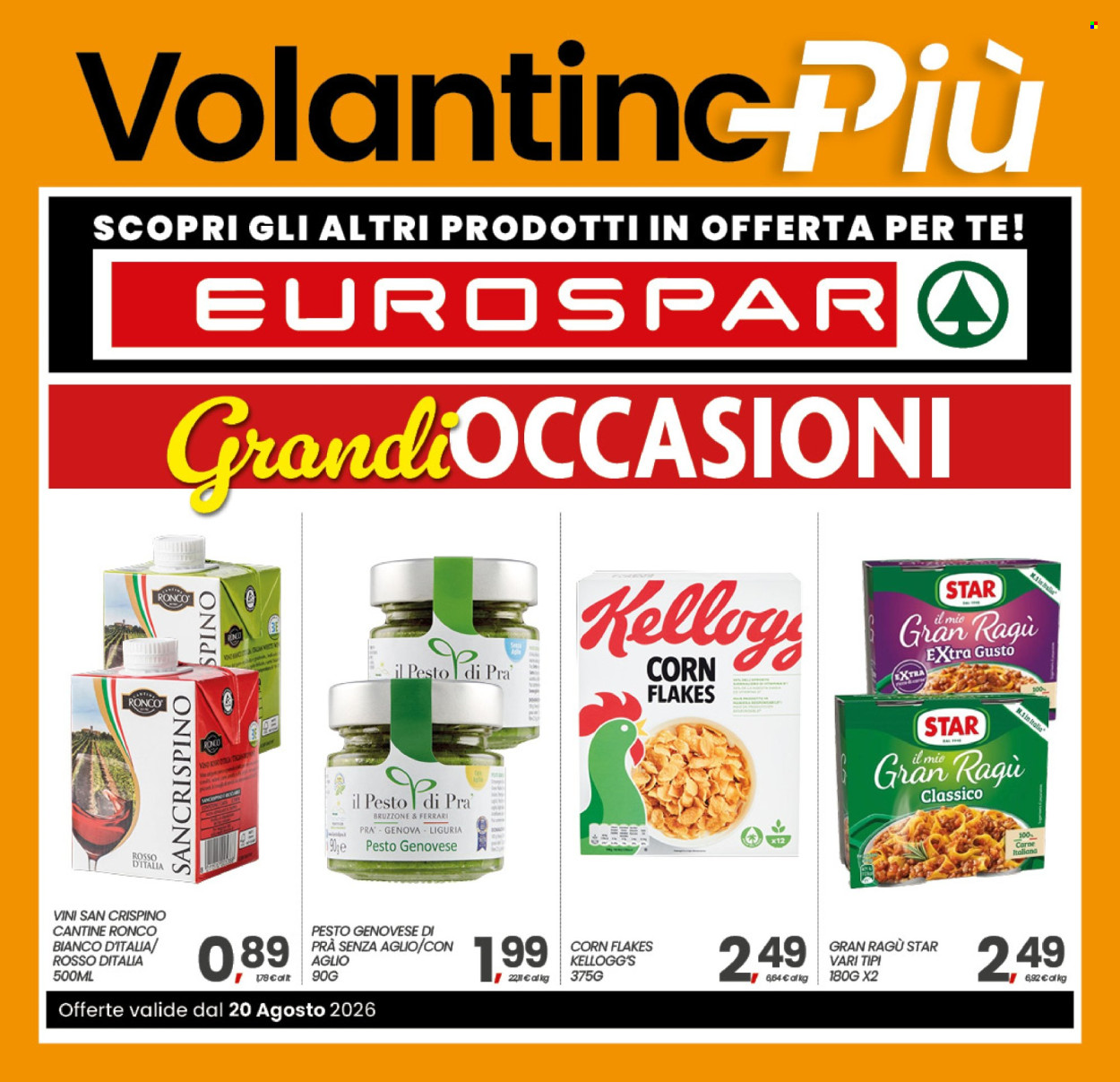 Volantino Eurospar - 20/8/2026 - 27/8/2026. Pagina 16