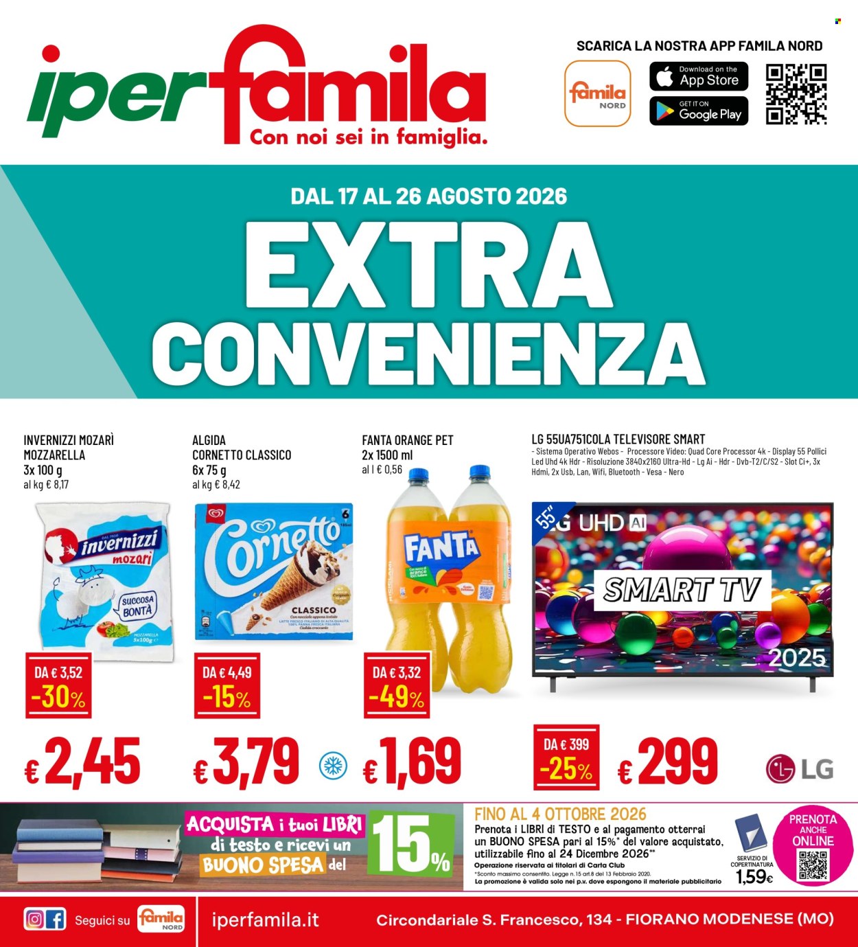 Volantino Famila - 17/8/2026 - 26/8/2026. Pagina 1