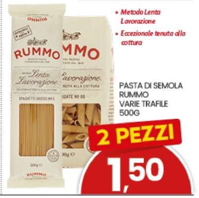 PASTA DI SEMOLA RUMMO VARIE TRAFILE