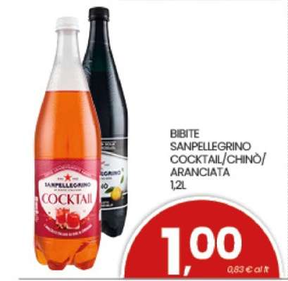 BIBITE SANPELLEGRINO COCKTAIL/CHINÒ/ARANCIATA