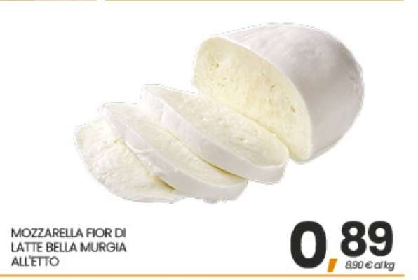 MOZZARELLA FIOR DI LATTE BELLA MURGIA ALL'ETTO