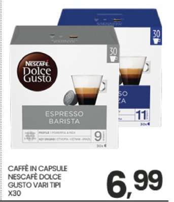 CAFFÈ IN CAPSULE NESCAFÉ DOLCE GUSTO VARI TIPI X30