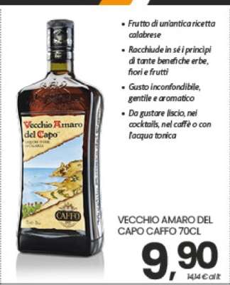 VECCHIO AMARO DEL CAPO CAFFO 70CL