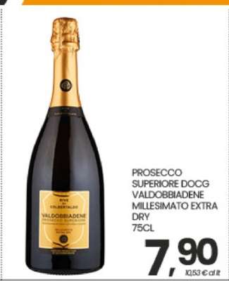PROSECCO SUPERIORE DOCG VALDOBBIADENE MILLESIMATO EXTRA DRY