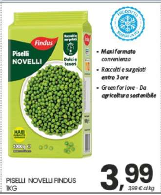 PISELLI NOVELLI FINDUS 1KG