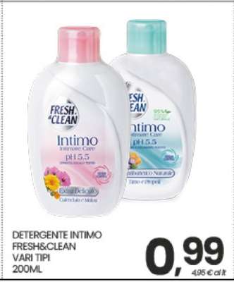 DETERGENTE INTIMO FRESH & CLEAN