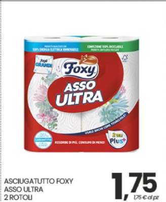 ASCIUGATUTTO FOXY ASSO ULTRA