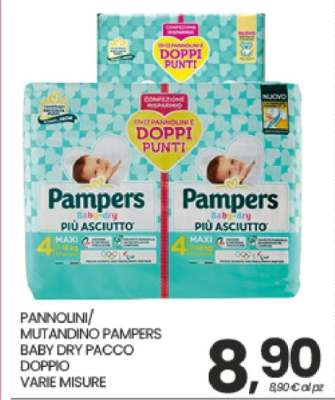 PANNOLINI/ MUTANDINO PAMPERS