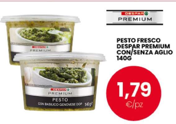 PESTO FRESCO DESPAR PREMIUM CON/SENZA AGLIO 140G