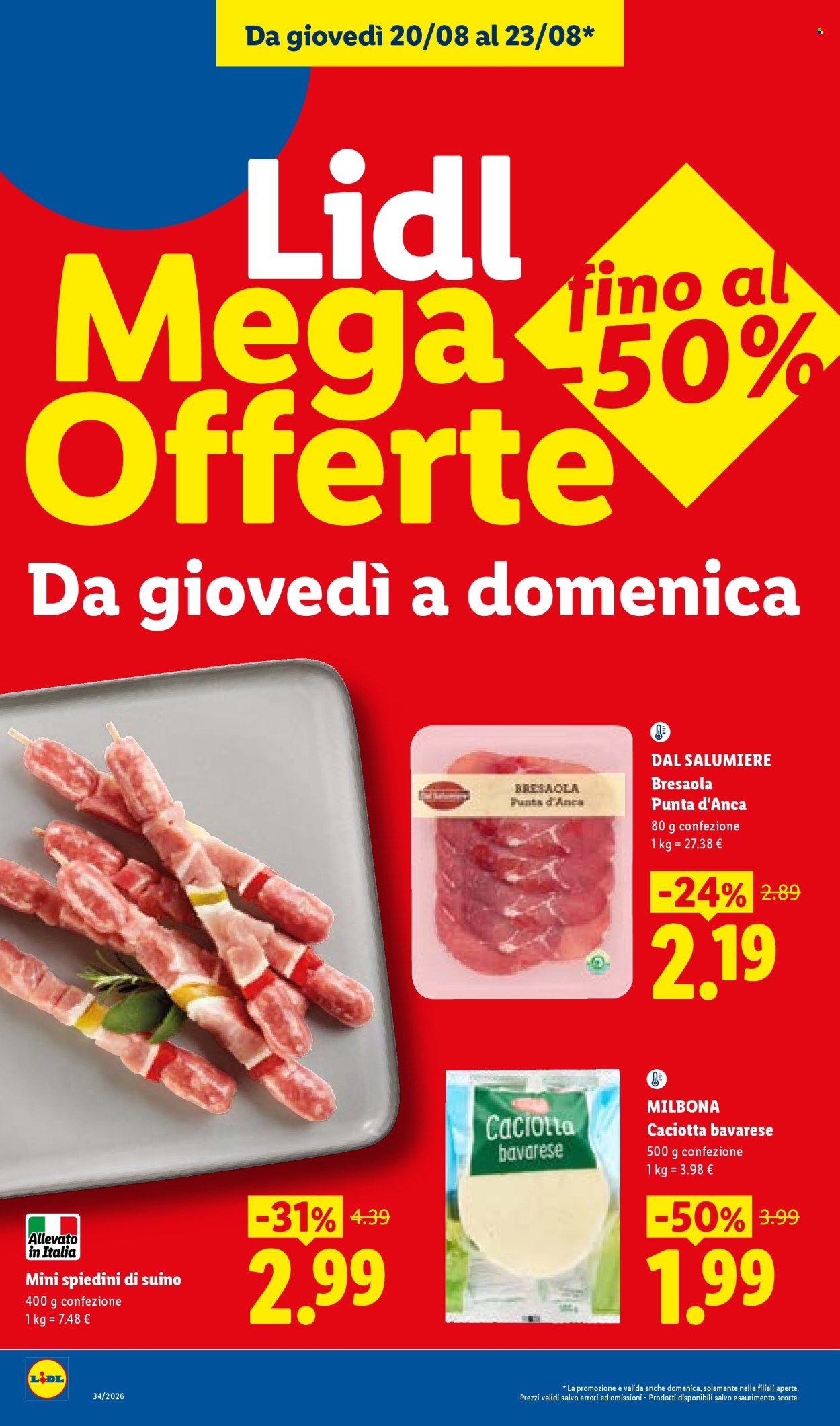 Volantino Lidl - 20/8/2026 - 26/8/2026. Pagina 2