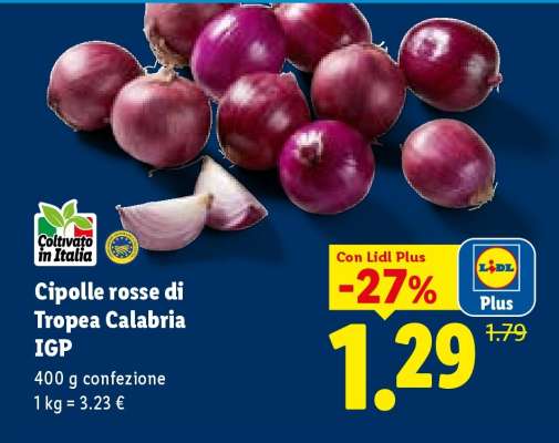 Cipolle Rosse di Tropea Calabria IGP