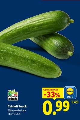 Cetrioli snack