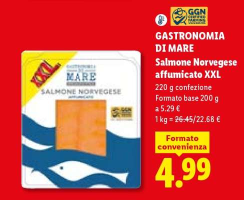 Salmone Norvegese affumicato XXL