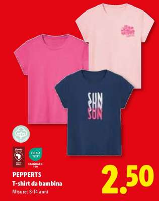 PEPPERTS T-shirt da bambina