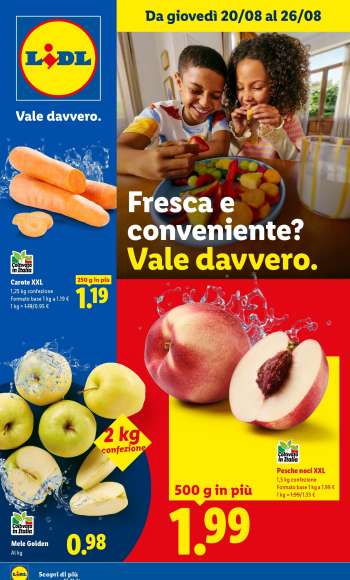 Volantino Lidl - 20/8/2026 - 26/8/2026.