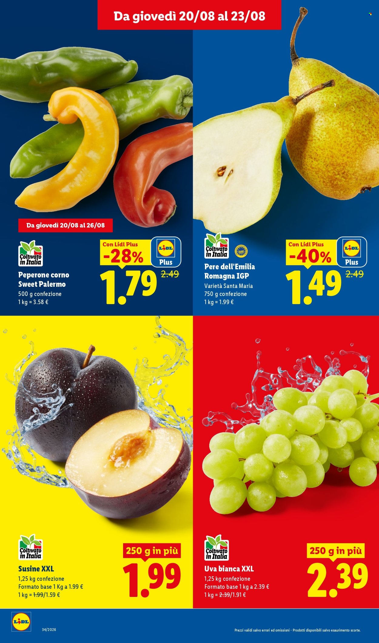 Volantino Lidl - 20/8/2026 - 26/8/2026. Pagina 2