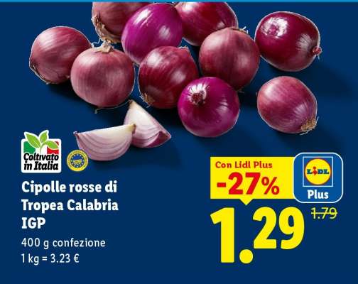 Cipolle Rosse di Tropea Calabria IGP