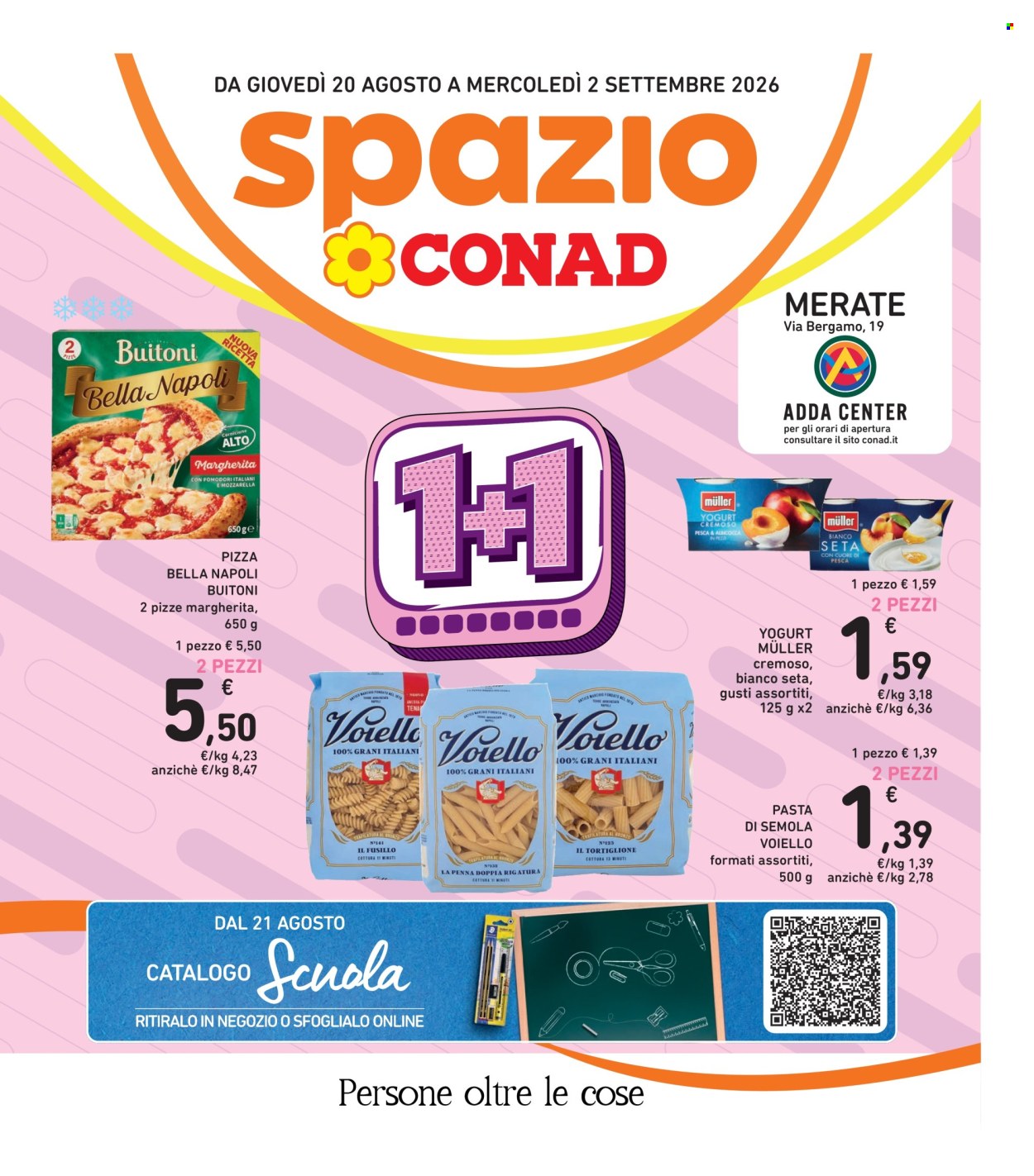 Leták Spazio Conad - 20.8.2026 - 2.9.2026. Strana 1