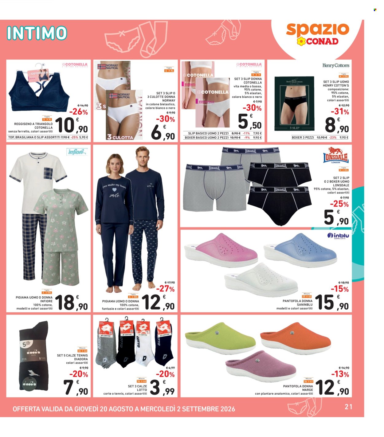 Leták Spazio Conad - 20.8.2026 - 2.9.2026. Strana 21
