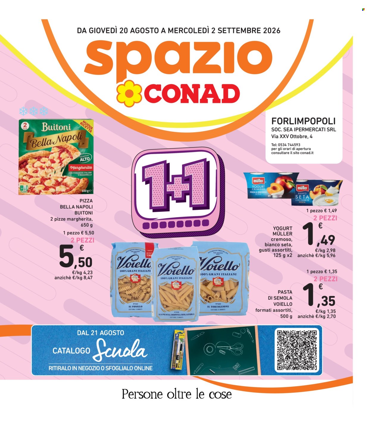 Volantino Spazio Conad - 20/8/2026 - 2/9/2026. Pagina 1